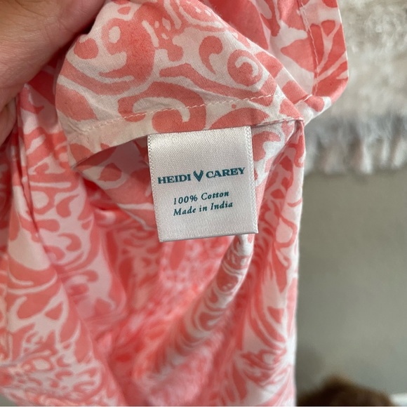 Heidi Carey Coral Filigree Slip Nightgown Dress - Picture 7 of 11